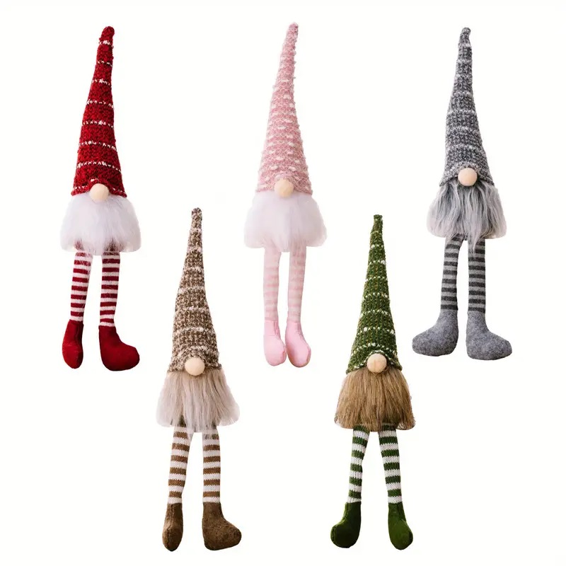 Needle Christmas Plush Woven Gnome - Image 3