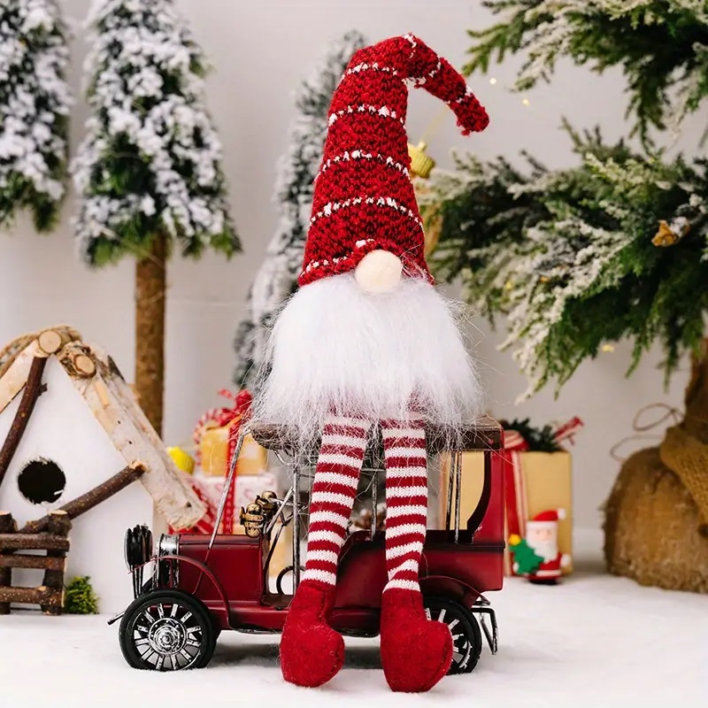 needle xmas gnome red