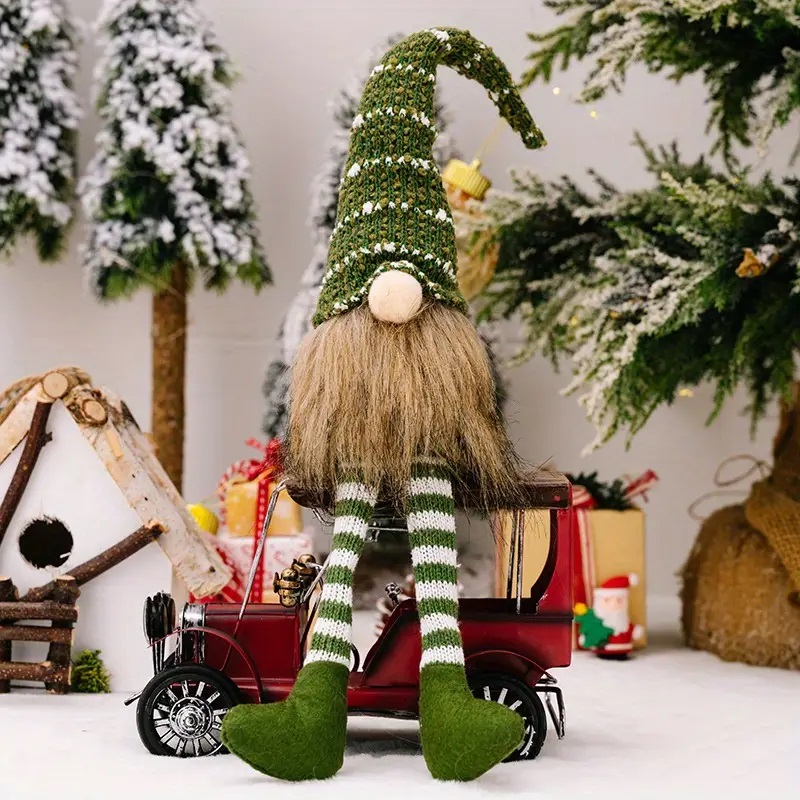 needle xmas gnome green