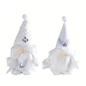 3D Cute White Gnome