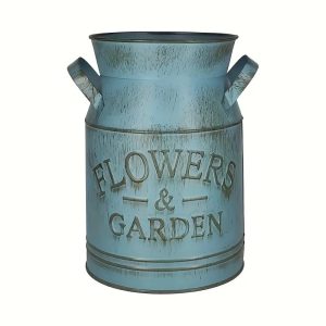 Variation #8434 of Rustic Vintage Galvanzied Metal Vases