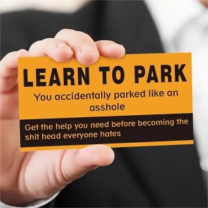 Hilarious "Learn to Park" Cards
