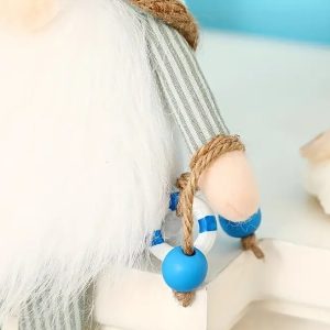 plush hat blue ocean gnome