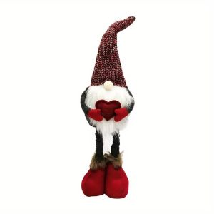 telescopic gnome red heart