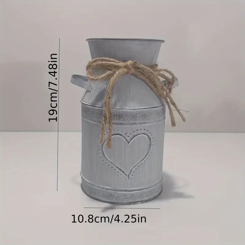 vintage metal vase