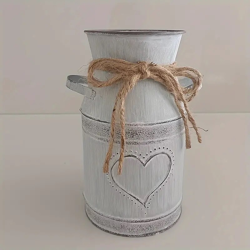 vintage metal vase