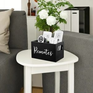 wooden remote holder