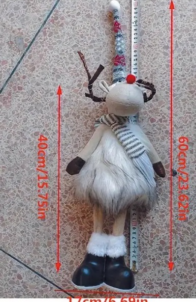 Charming Lighted Reindeer Christmas Decoration - Image 5
