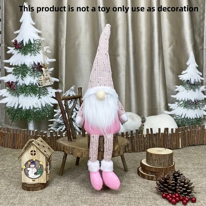 long legged gnome pink