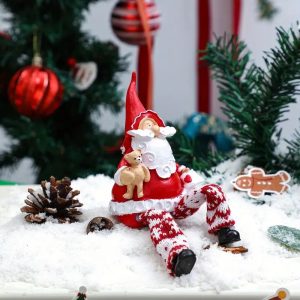 Christmas Sitting Santa Claus Figurine