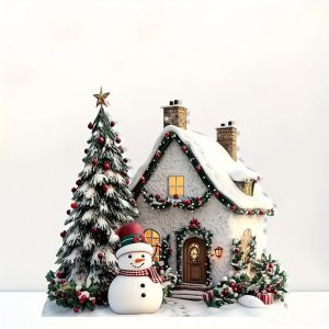 Acrylic Flat Christmas Decoration
