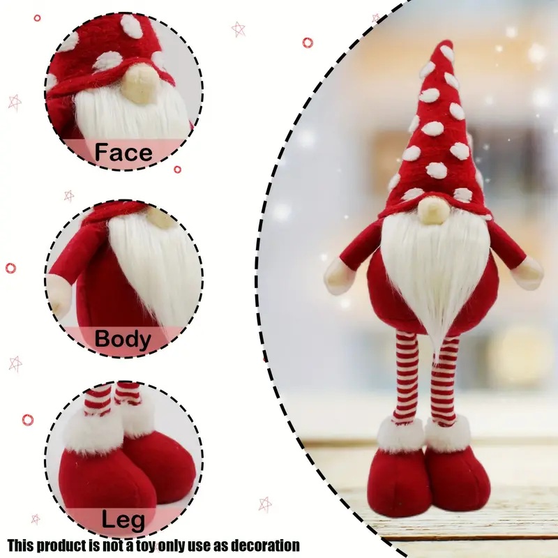 Red Long Leg Gnome