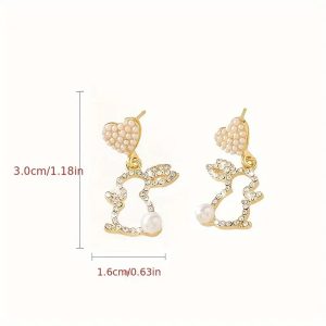 Rabbit Dangle Earrings