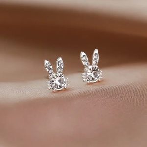 Rabbit Alloy Earrings