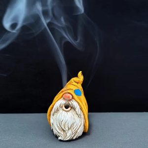 gnome incense burner