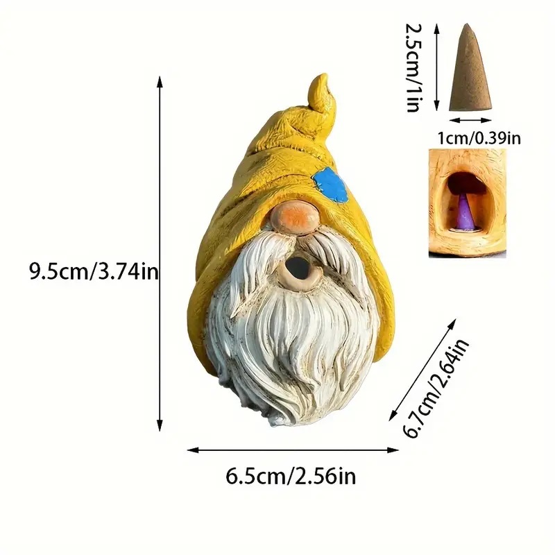 gnome incense burner
