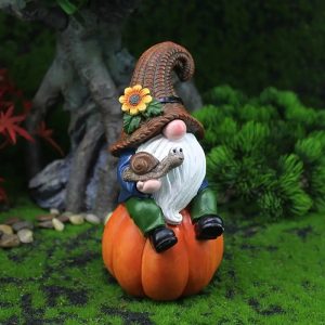 Gnome with Pumpkin