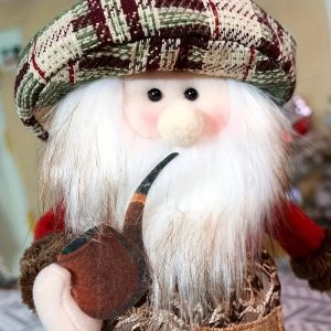 Vintage Plaid Elder Ornament