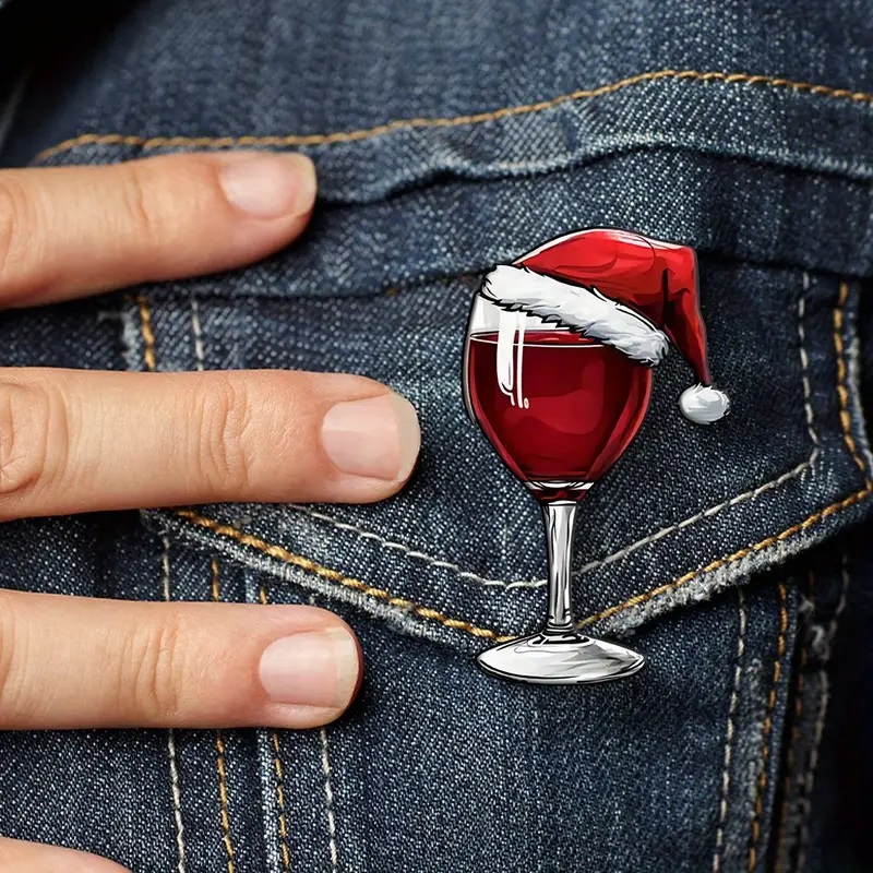 Wine Bottle Brooch