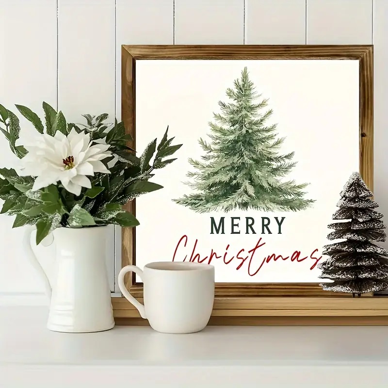 Merry Christmas Wooden Sign