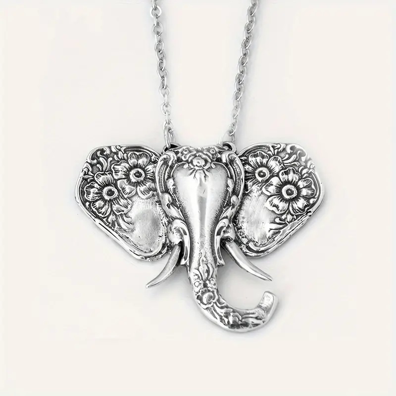 mens elephant necklace