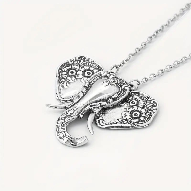 mens elephant necklace