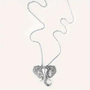 mens elephant necklace