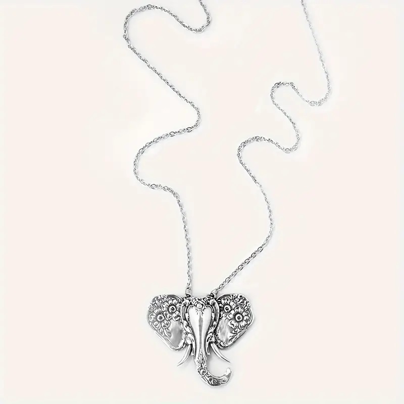 mens elephant necklace