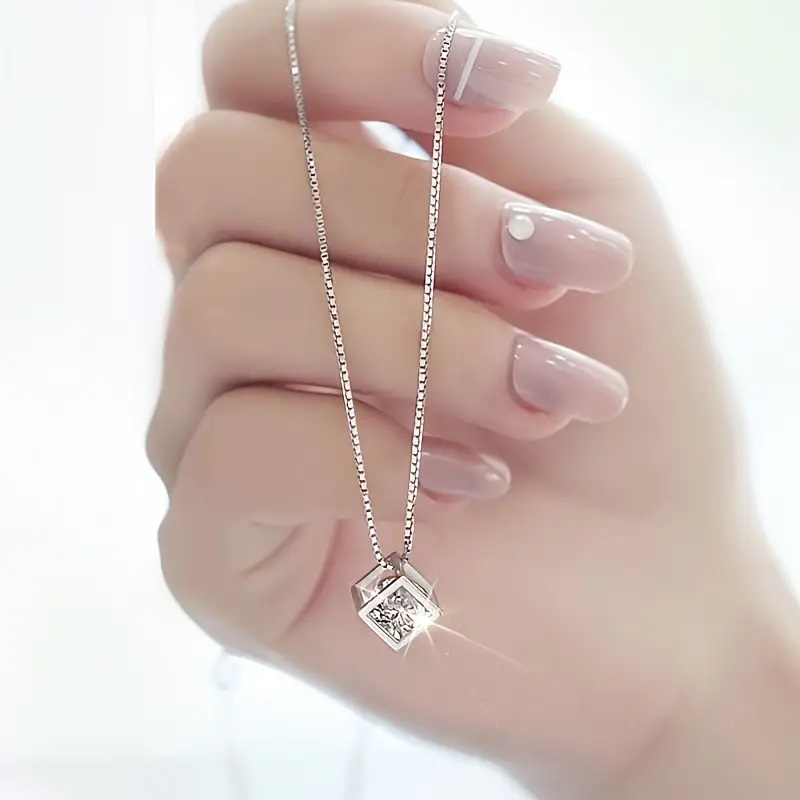 hallow cube pendant