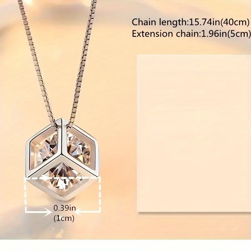 hallow cube pendant