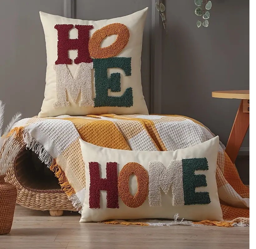 Embroidery Home Pillow Covers