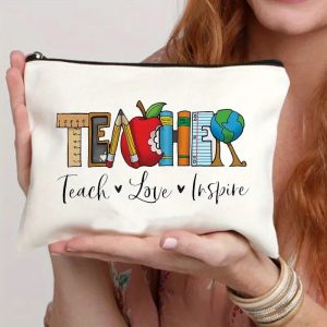 Teacher makeup bag