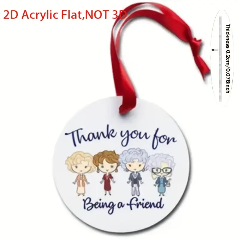 Thank you for being a friend ornament
