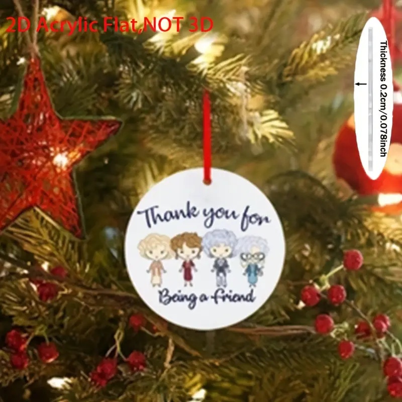 Thank you for being a friend ornament