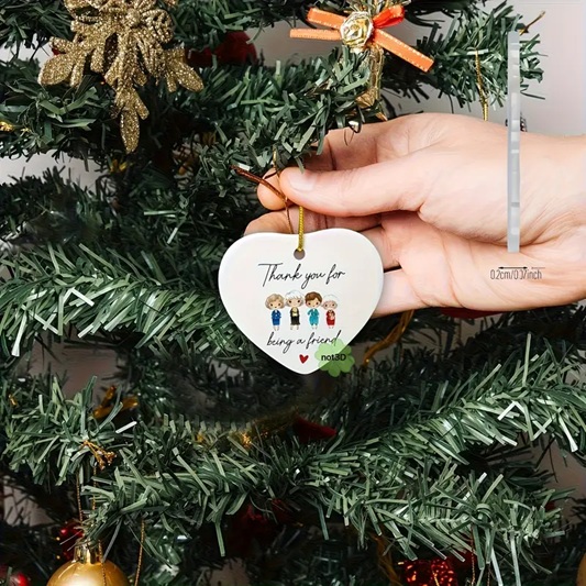 Thank you for being a friend ornament