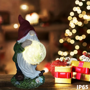 gnome solar crackle ball front