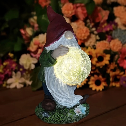 gnome solar crackle ball front