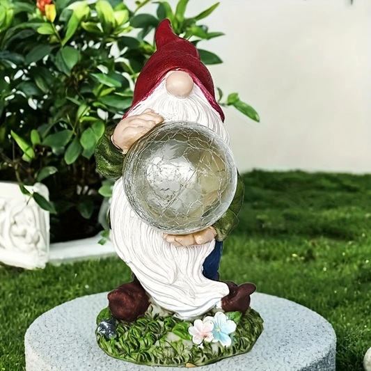 gnome solar crackle ball front