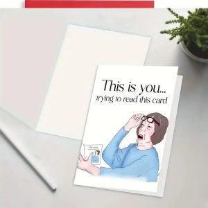 Trying to read birthday card