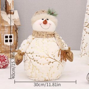 Adorable Plush Festive Snowman