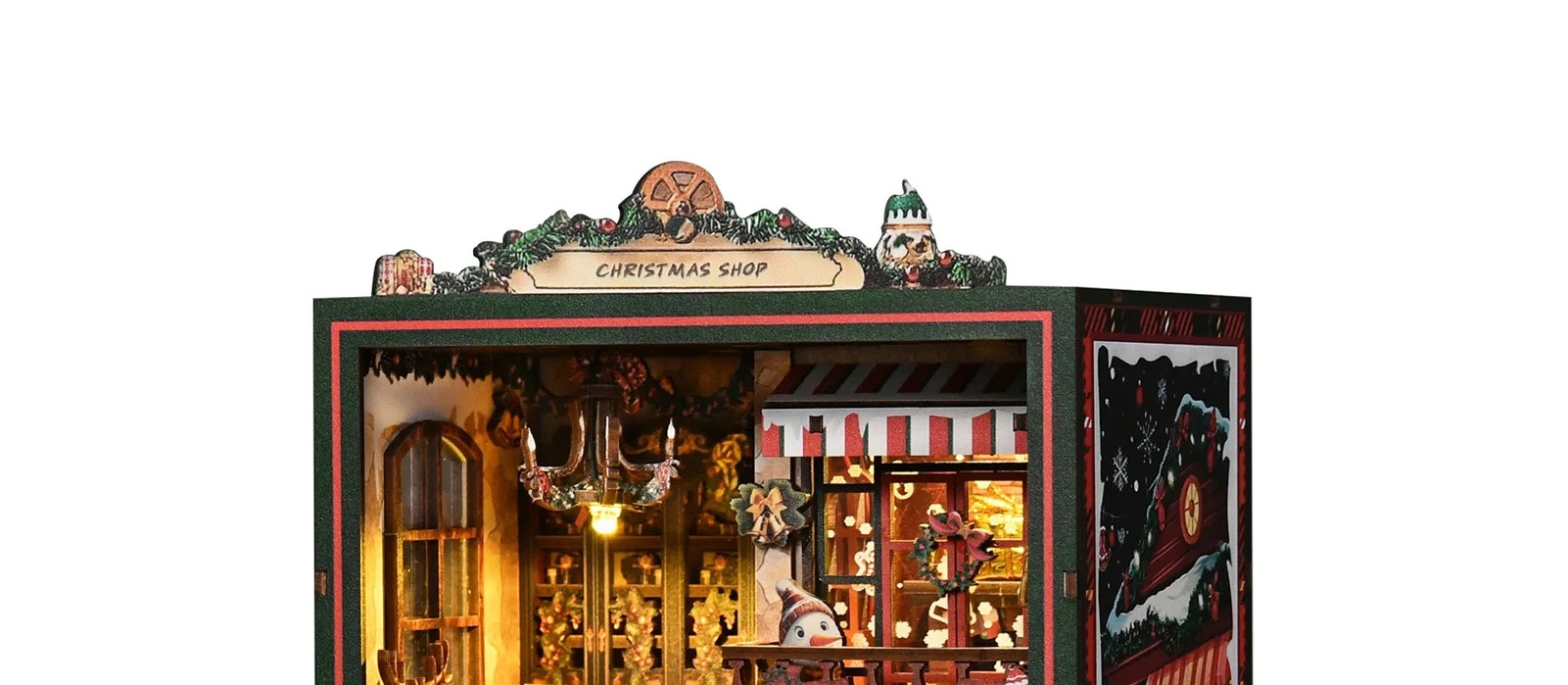 Hand-assembled Christmas Shop Model - Image 4