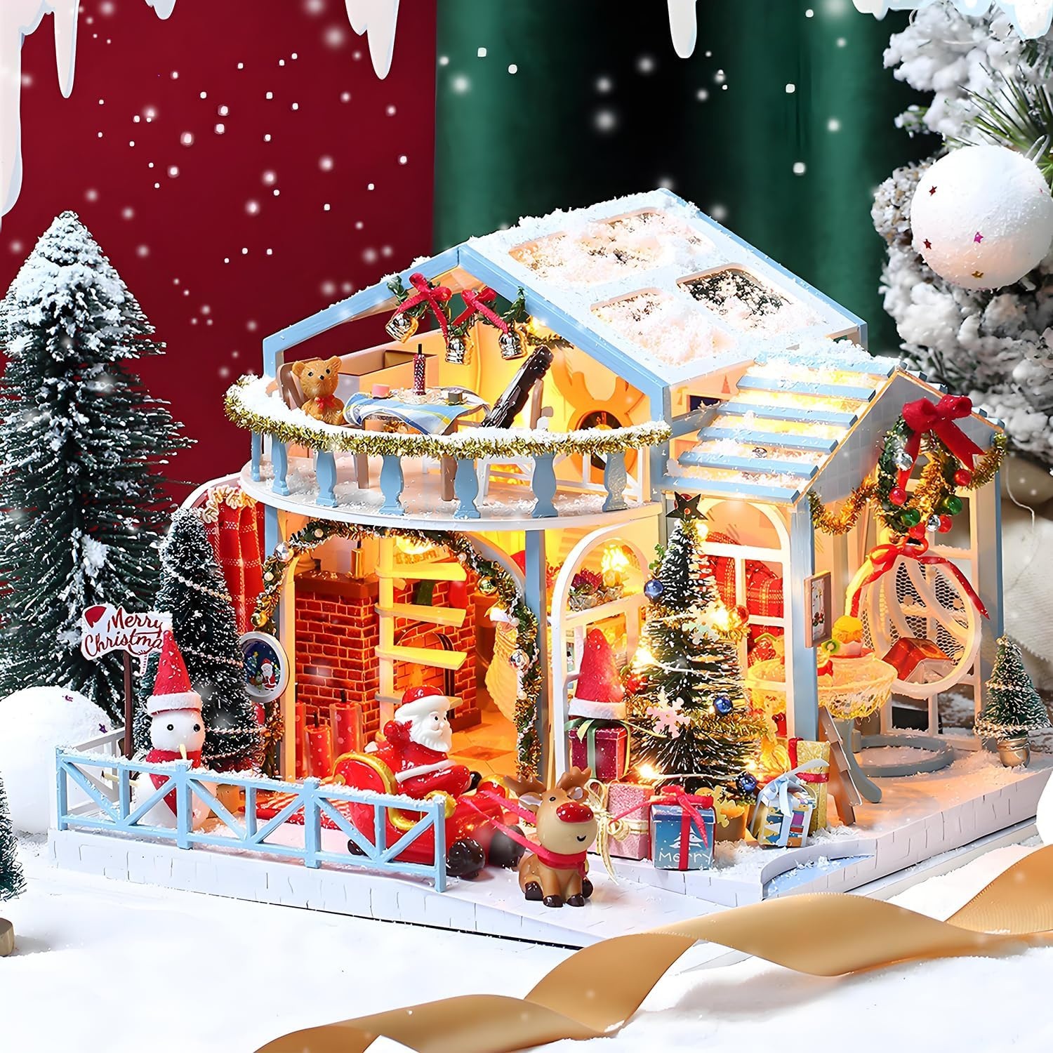 Christmas Snowy House