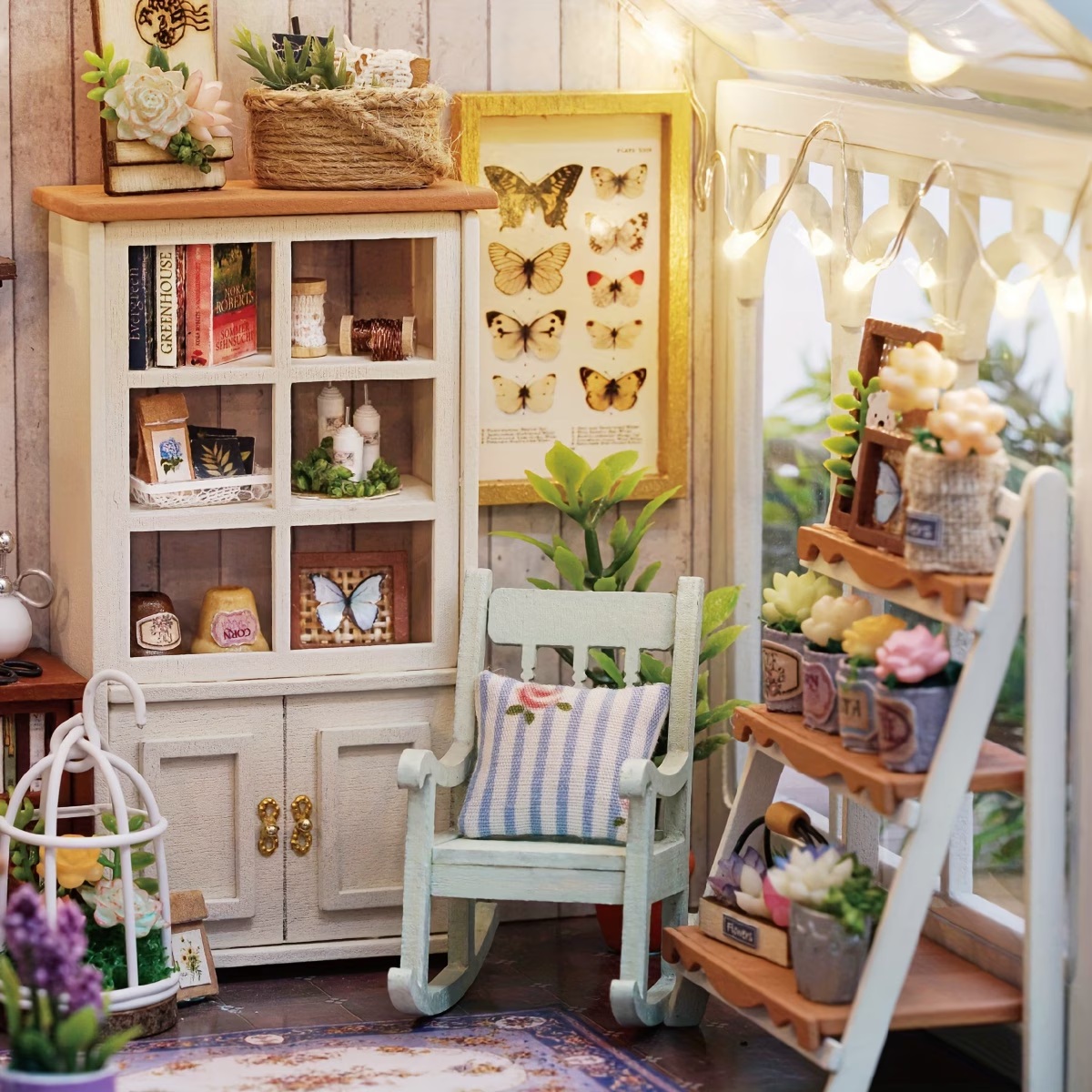 Hand Assembled Garden House Decor - Image 3