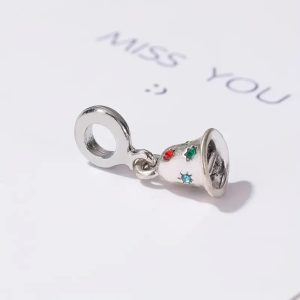 Beaded Jingle Bell Charm