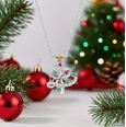 christmas tree pendant coloured