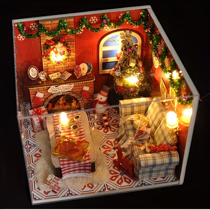 cozy christmas house