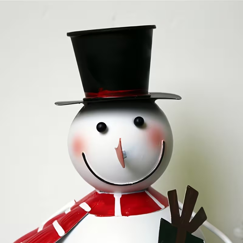 metal snowman decor