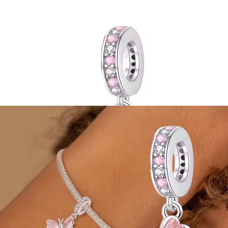 pink butterfly charm