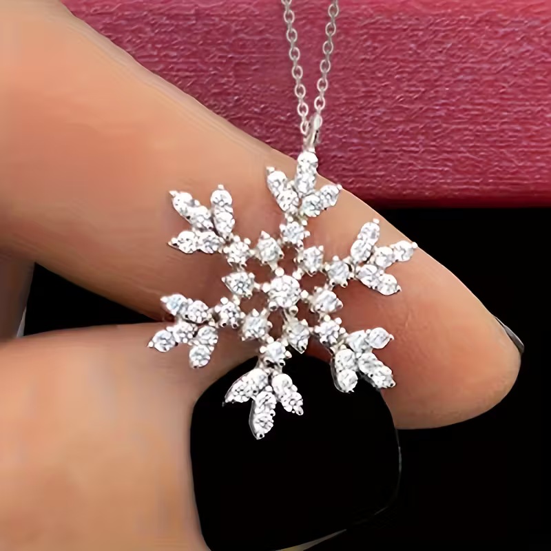 snowflake necklace