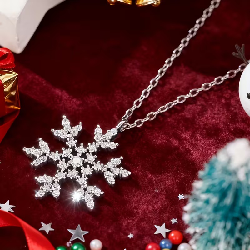 snowflake necklace